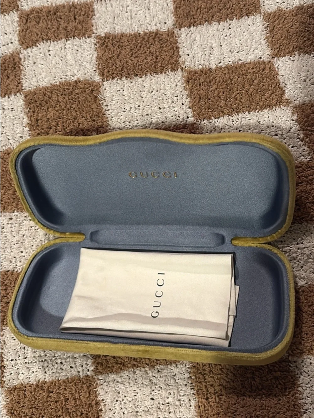 Gucci Black Sunglasses with Gold GG Accent
